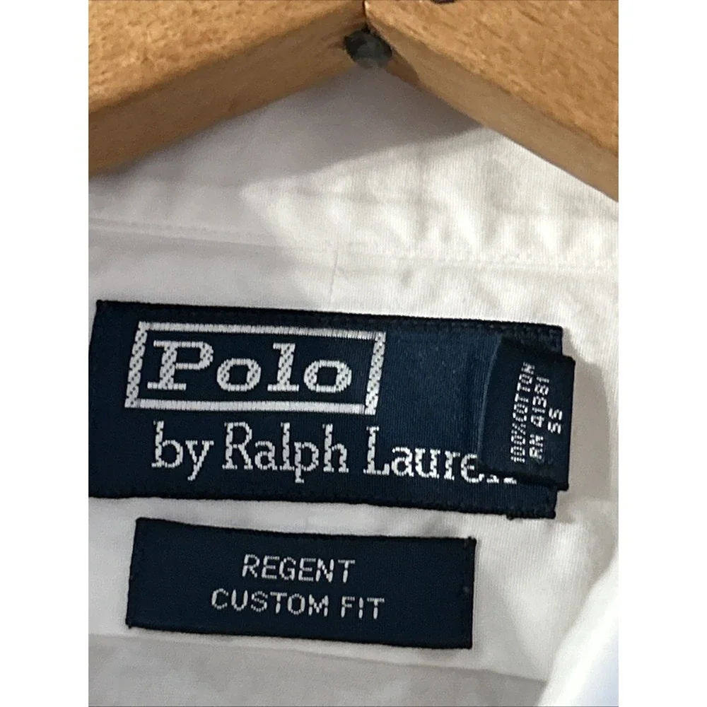 Mens Polo Ralph Lauren Regent Custom Fit L/S Dress Shirt XXL 18 36/37